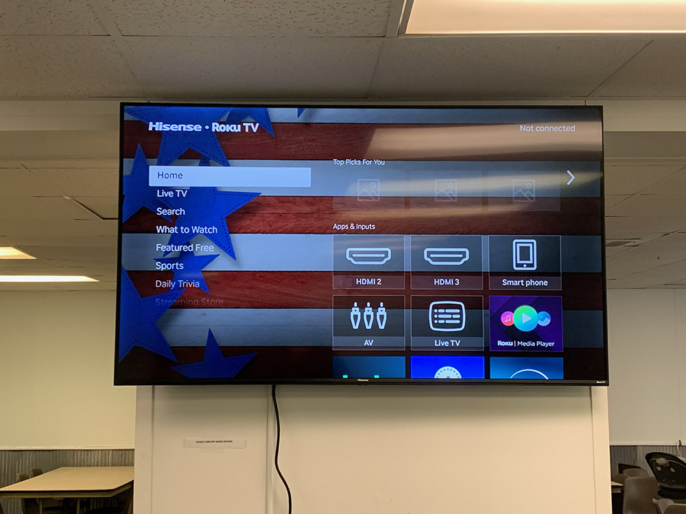 TV hookup